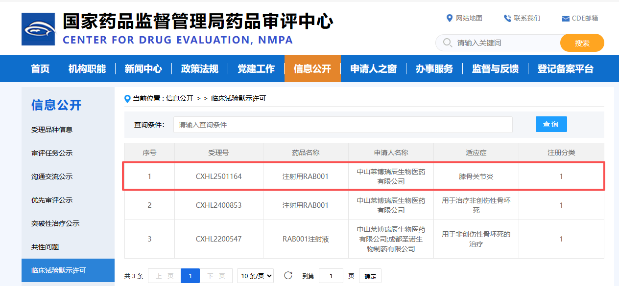 祝贺！莱博瑞辰骨再生新药RAB001获批又一IND，正式拓展至骨关节炎领域